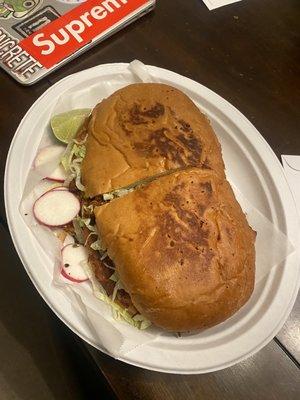 Torta with all the meats!