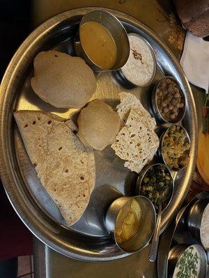 Thali main course