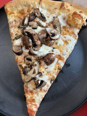 Slice with added mushrooms. Yum!