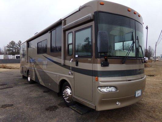 Many different types of RV's to choose from. We sell motor homes to pop-up campers!