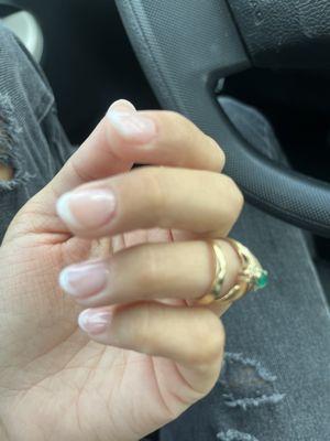 My nails leaving the salon