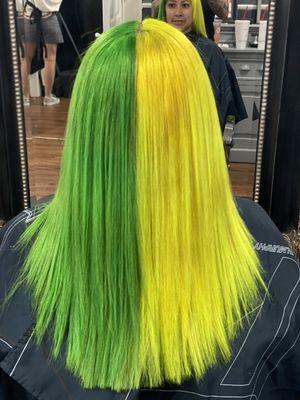 Lemon or lime? High fashion colors are so much fun!!!!