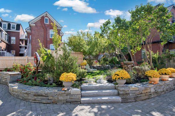 Beautiful gardens at The Wilmot and Cumberland Avenue properties