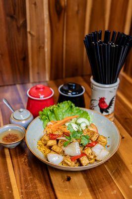 Shaking Tofu Tomato Fried Rice