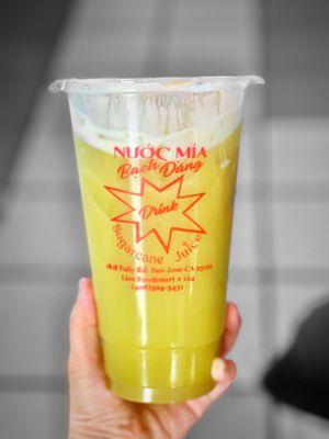 sugarcane juice for $6.50 | ig: eats.w.eva