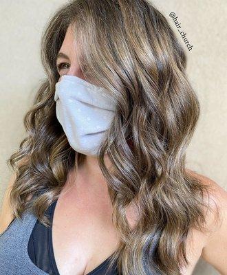 Cool balayage by Lauren