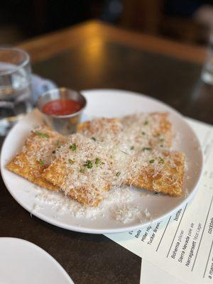 Fried ravioli