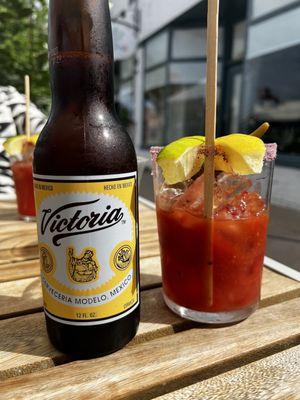 Michelada! While not the traditional with Clamato, I gave this still a 7/8. Great spice and overall flavor!