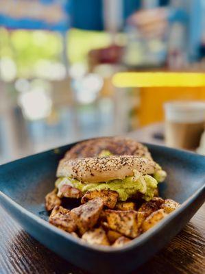 Avocado Egg Bagel