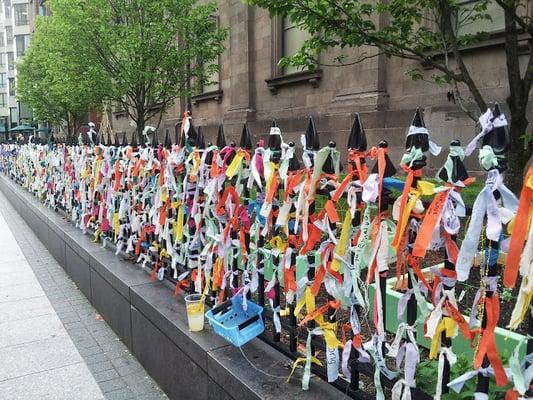 Ribbons for Boston Heroes