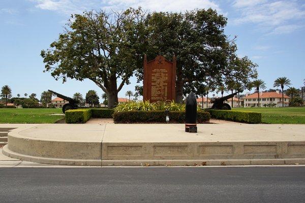 Cannons in front of the parade grounds