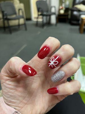 Christmas nail joy!!