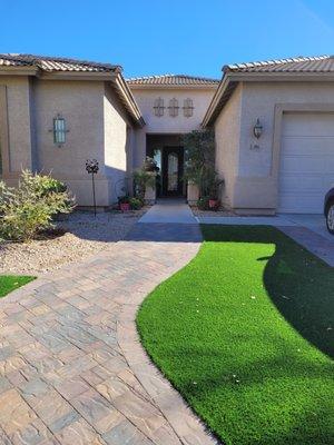 Walkway Up To Front Door