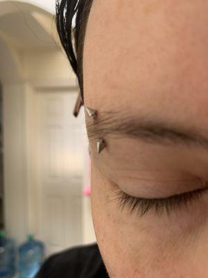 Eyebrow piercing