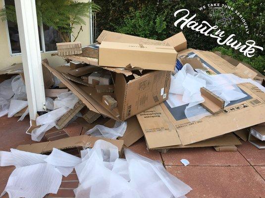 Cardboard clean up