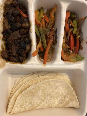 Kids Taco Meal with brisket