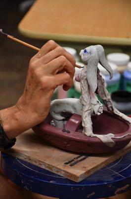 Sculpting animals!