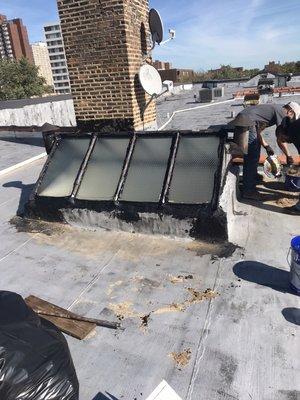 Skylight repair