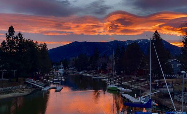 View from Lucerne lake house In Tahoe keys