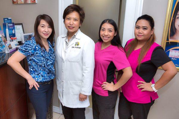 Dr.Fuster's dental team