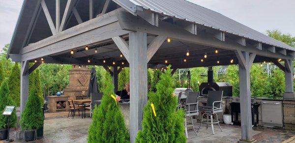 Nice gazebo with kitchen for events