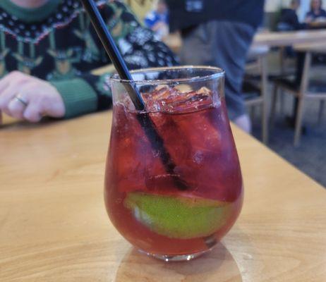 A very refreshing Mule which had Cranberry flavor to it.