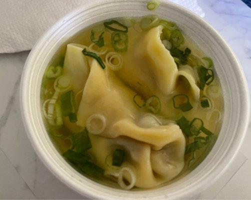 Wonton soup. Really good!