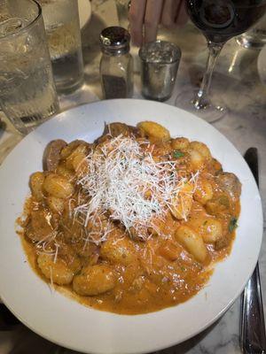 Gnocchi Bolognese with Sausage