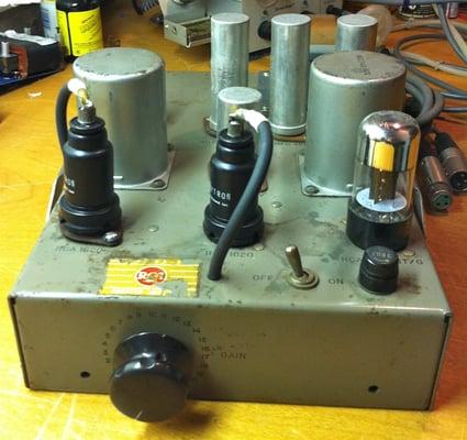 RCA BA-2C tube preamp, restored.