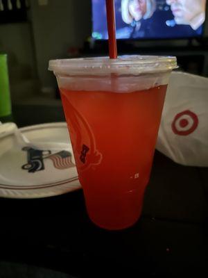 supposed to be "Strawberry Lemonade" for the second time i've ordered & they've given me Hi-C Flashin' Fruit Punch.