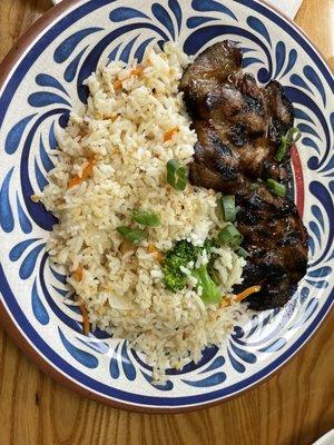 Inihaw w/garlic rice