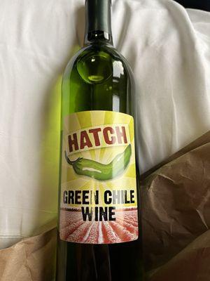 Green chile wine