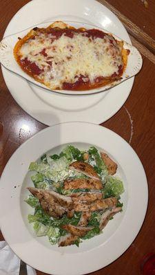 Caesar Salad, Meat Lasagna