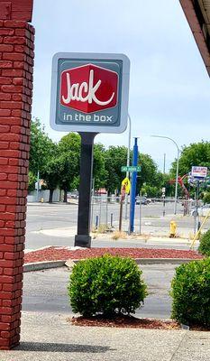 Jack in the Box sign.