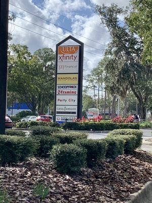 Located on San Jose Blvd in this plaza. (Same plaza as Trader  Joe's and Miller's Ale House)