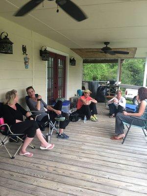 Yoga Retreat - Lecture on the porch