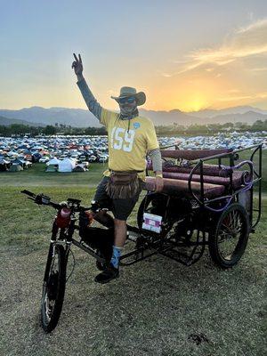 Festival pedicabbing!