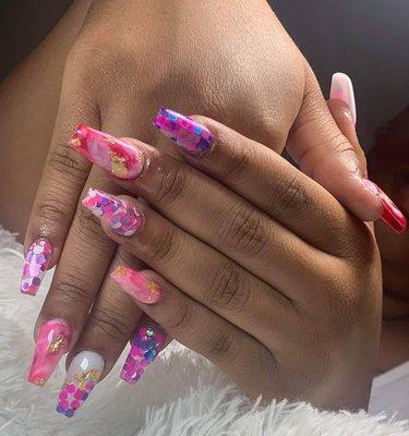 Offering Classic Manicures, Acrylic Nails, Gel Nails, Ombre Nails, Dip powder Nails, Nail Art, and more !!!!