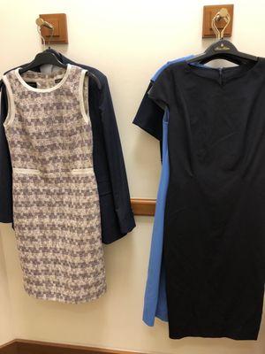 Sample women's dresses on sale