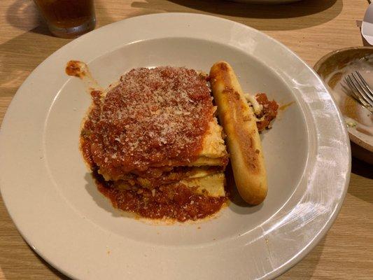 Lasagna- large portion