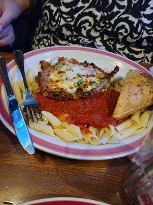 Burnt Piece of Chicken Parmesan