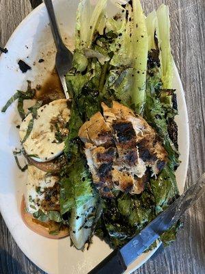 Caprarese salad with grilled chicken