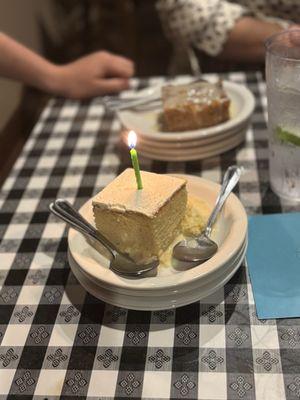 Tres Leches Birthday Cake