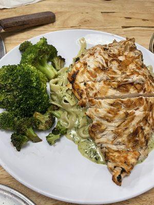 Pesto Chicken Fettuccine