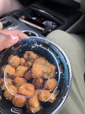 Fried okra