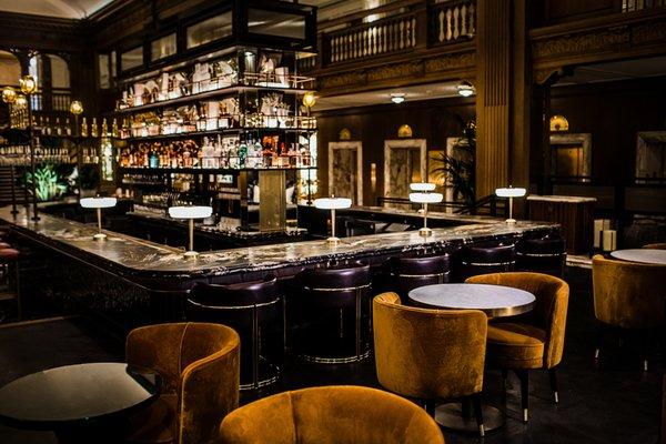 Olympic Bar, located inside the historic Fairmont Olympic Hotel, offers all-day dining and drinks seven days a week.