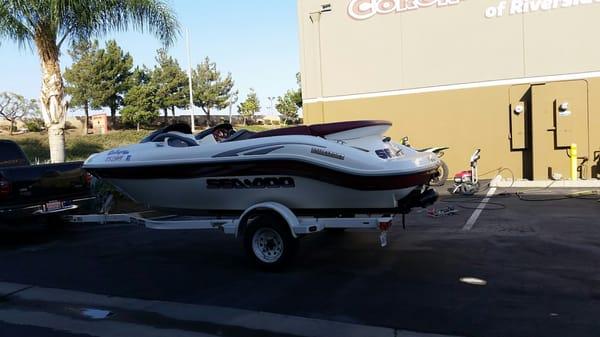 2001 Sea doo challenger 1800. Pick up after full service, starts right up every time.    Thank you Corona Motor Worx