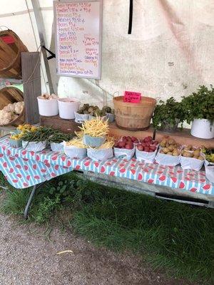 Fresh farm to table vegetables