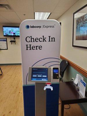 Check-in kiosk