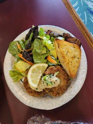 Bay Crab Cakes! It's a must try!